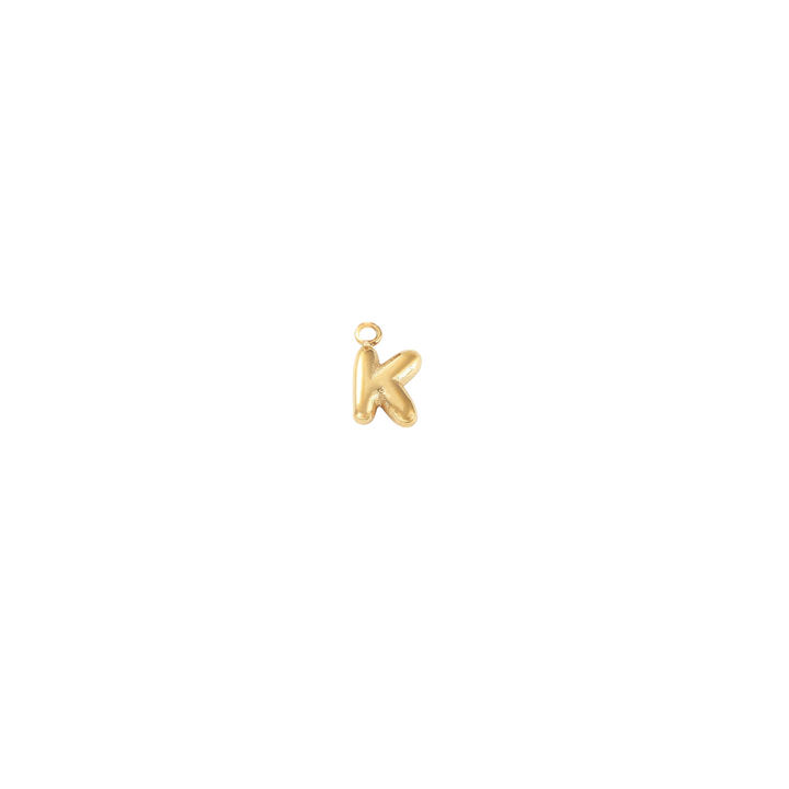 Gold Micro Letters  | Waterproof Stainless Steel: G