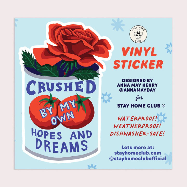 Crushed Vinyl Sticker