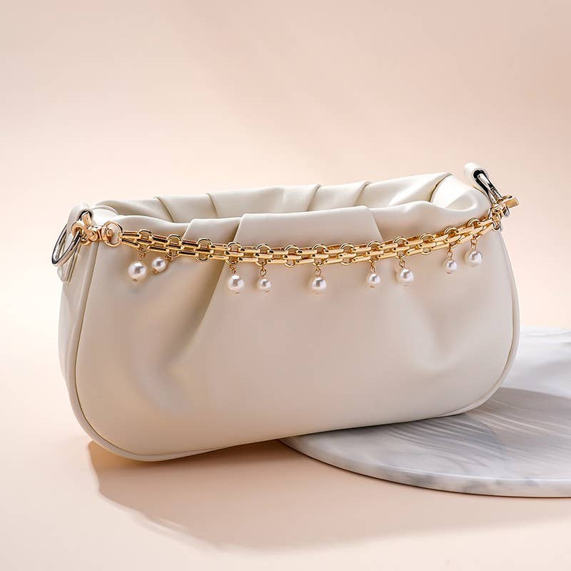 Chain and Pearl Bag Charm