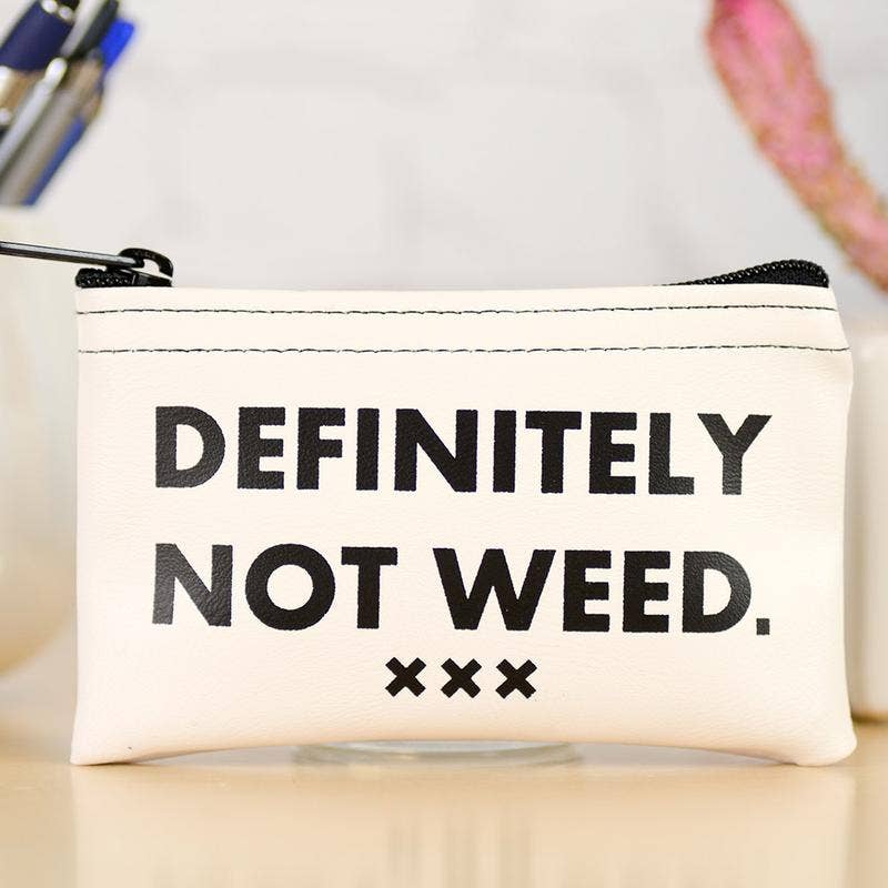 Definitely not weed... Stash Pouch.