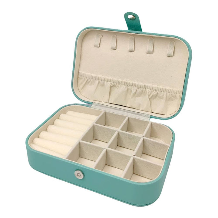 Faux Leather Portable Jewelry Box
: Pink
