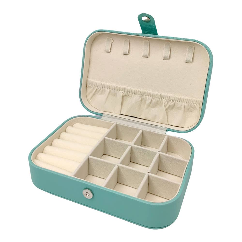 Faux Leather Portable Jewelry Box
: Ivory