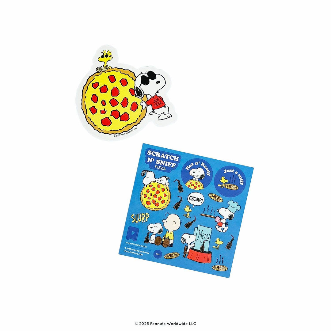 Peanuts Hot Pizza Scratch 'n Sniff Sticker Sheet