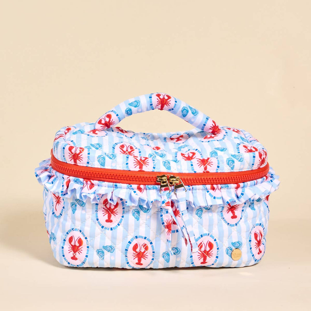 Glam & Go Quilted Cosmetic Bag–Harbor House