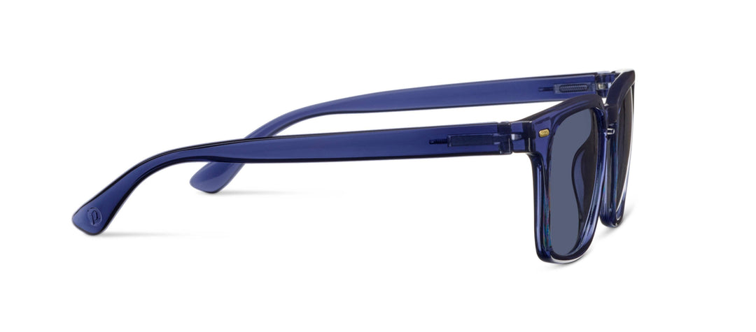 Shasta Sunglasses: Blue / No Correction / None