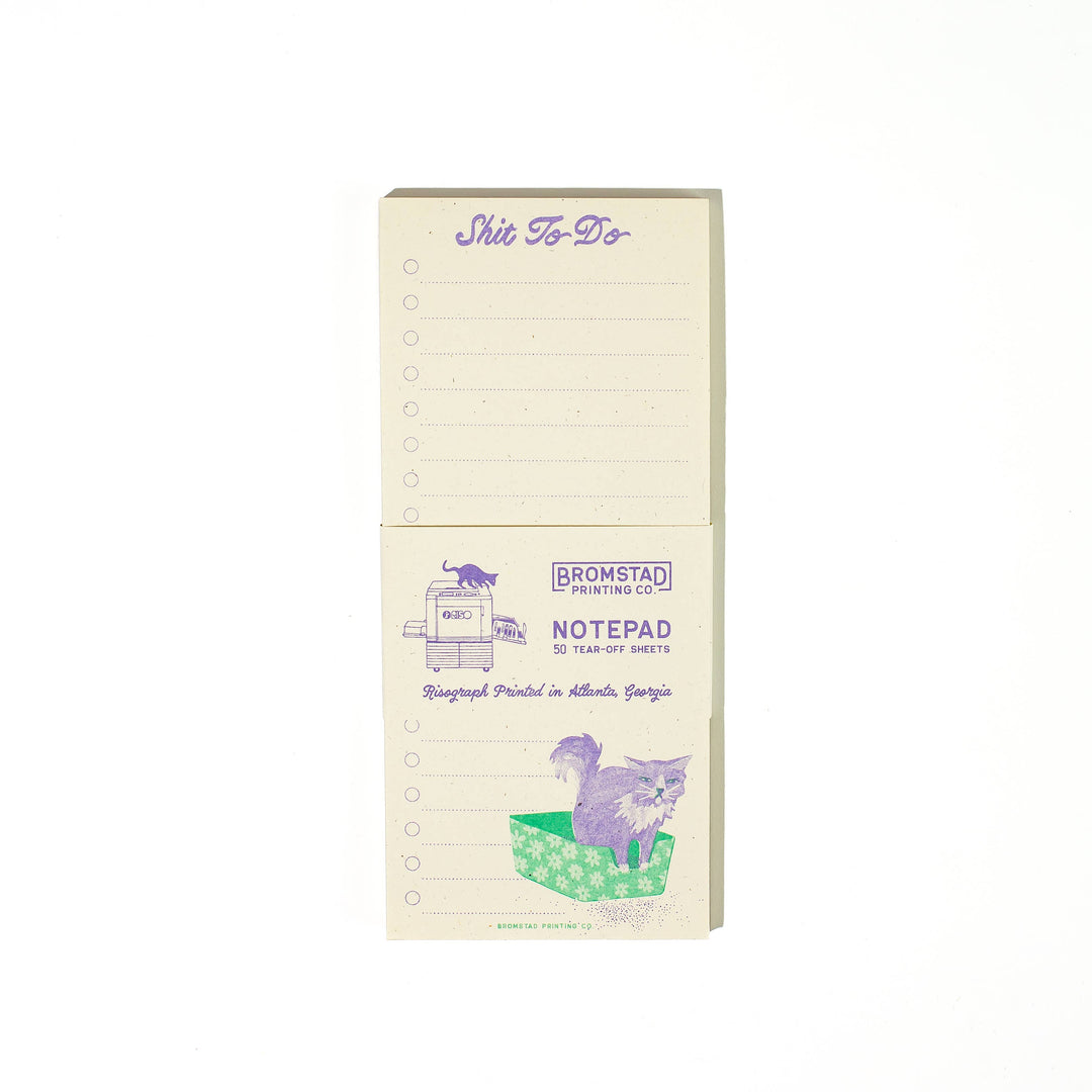 Shit To Do - Risograph Notepad