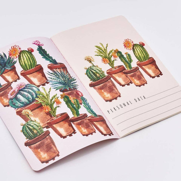 Cactus  on Rose Notebook