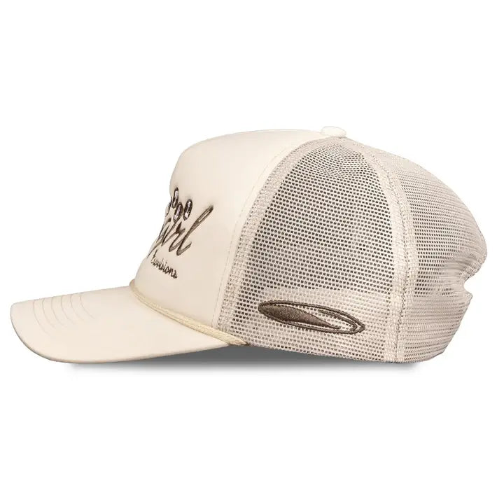 Coastal Cowgirl Hat: Cream/Brown