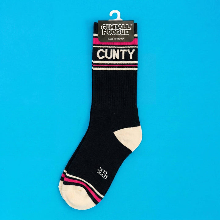 Cunty Gym Crew Socks