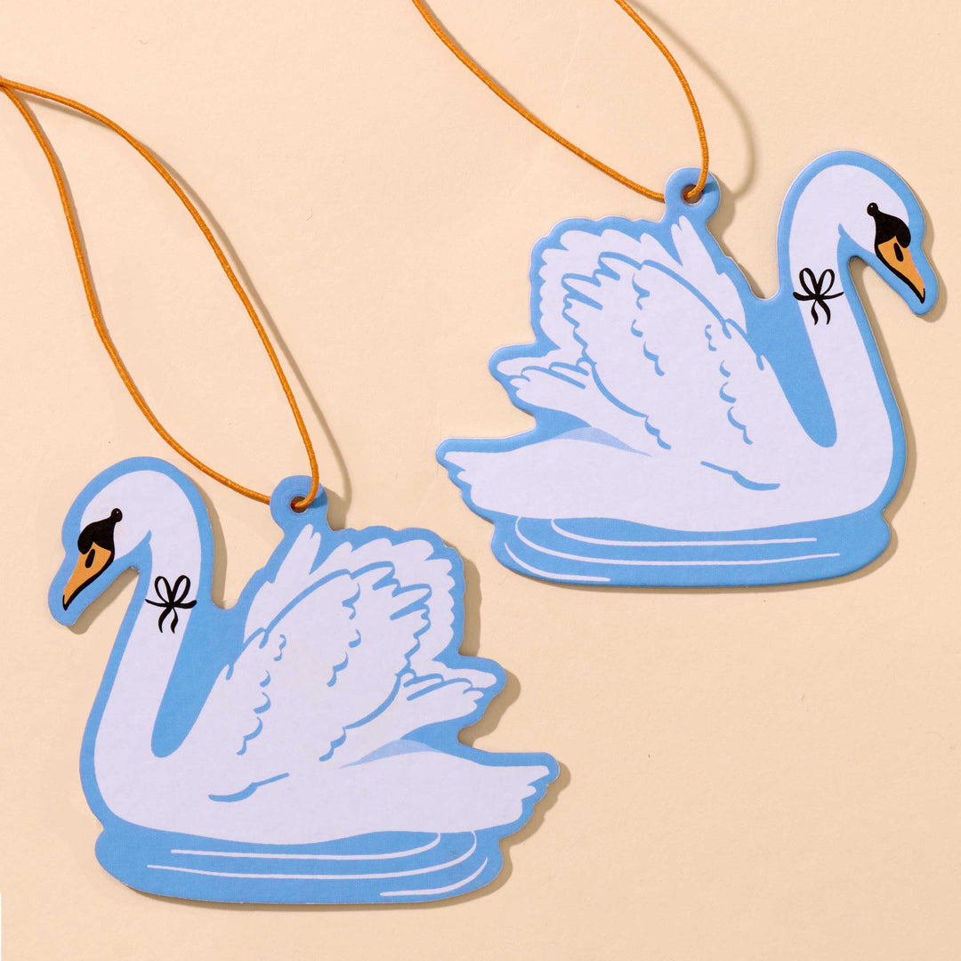 Swan Air Freshener - Blueberry Scent - Fathers Day Gift Mothers Day Spring Easter