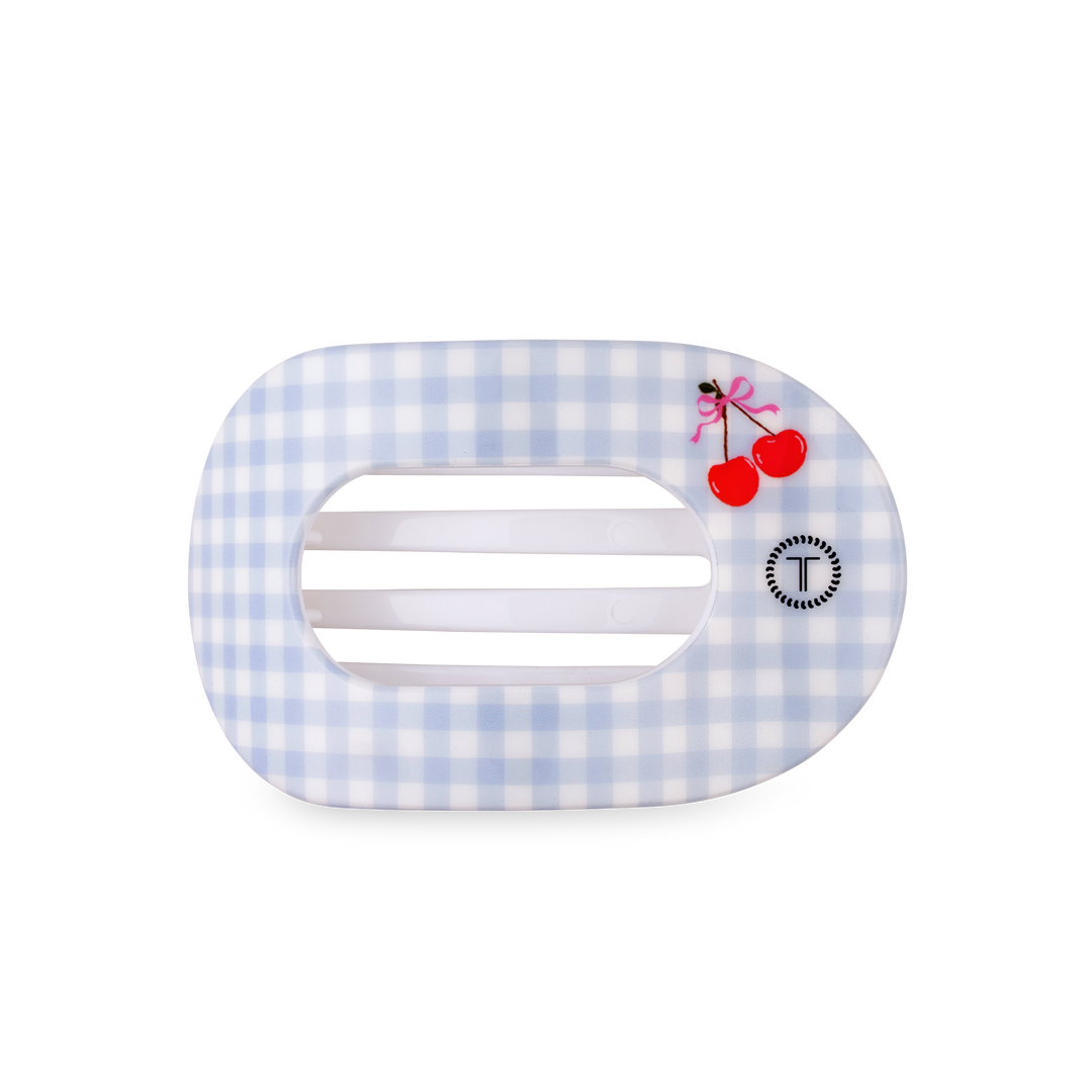 Flat Round Hair Clip | Medium | Basket of Cherries