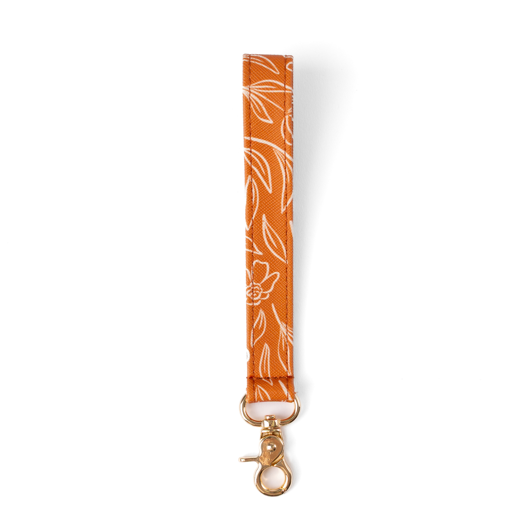 Floral Wristlet Keychain: Countryside Blooms