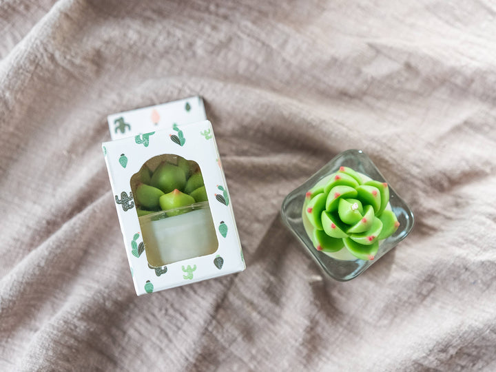 Succulent Tealight Candles | Soy Blend Tealight Candle