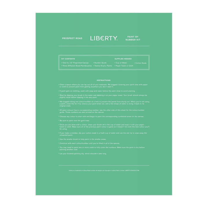 Liberty Prospect Road 9 x 12 Paint by Number Kit