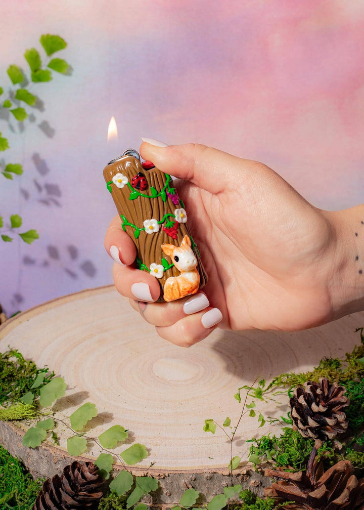 Woodland Creature Bic Lighter Case Cover