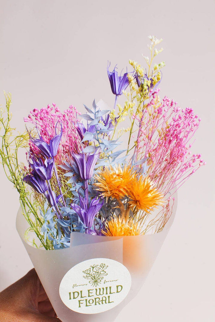 Pastel Dried Flower Mini Bouquet