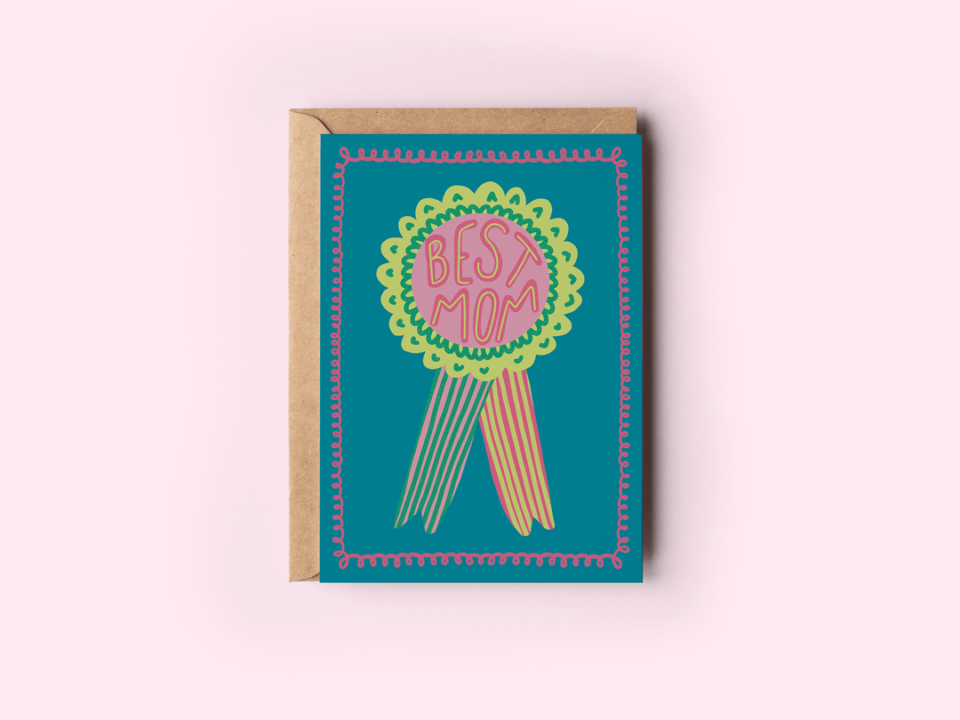 Best Mom Award Greeting Card