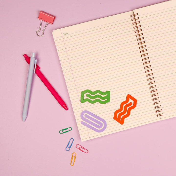 Paper Clips / Bookmarks: Green & Purple