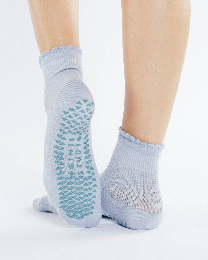 Women's Happy Ankle Grip Sock: M/L