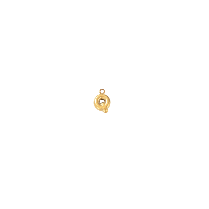 Gold Micro Letters  | Waterproof Stainless Steel: I
