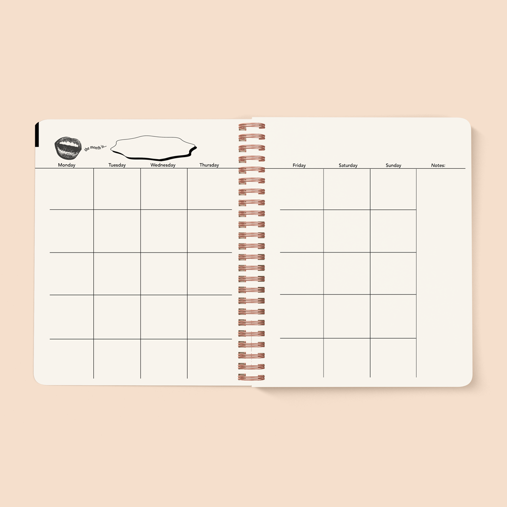 Rainbow Vision Undated Planner