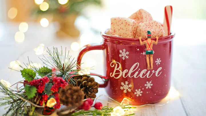 Elf Buddies Holiday Drink Markers