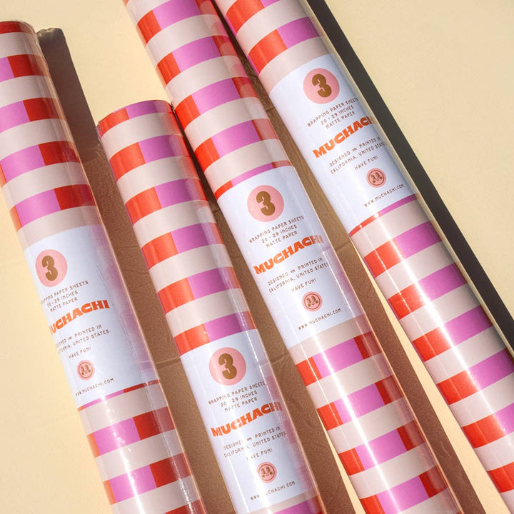 Merengue Wrapping Paper - Roll of 3 Sheets