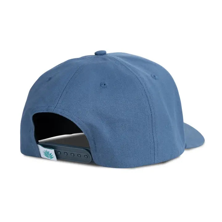 Yippee Ki Yay Hat: Cream/Light Blue