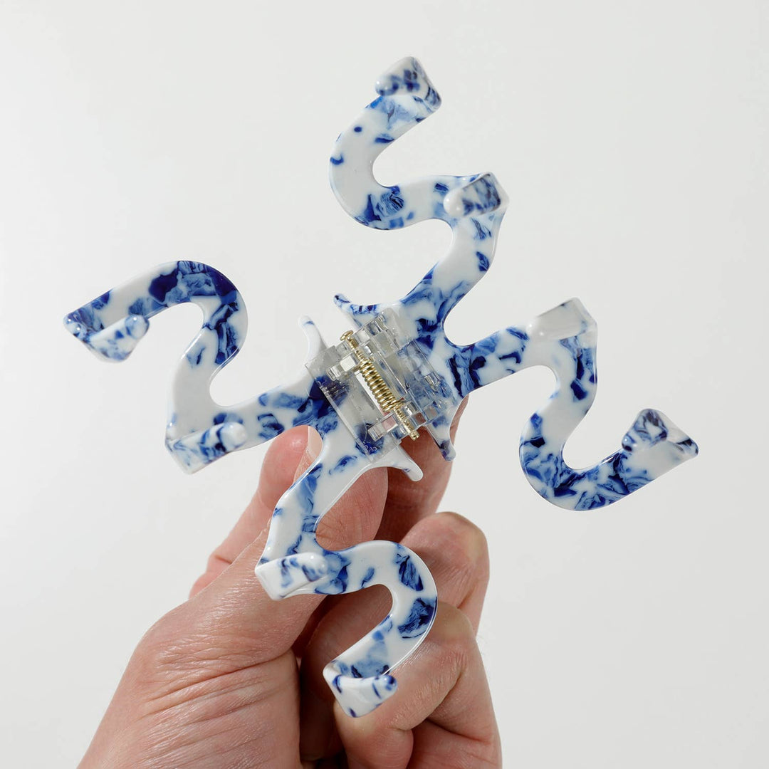 Coastal Blue Large | Assorted Large Claw Clips: Assorted