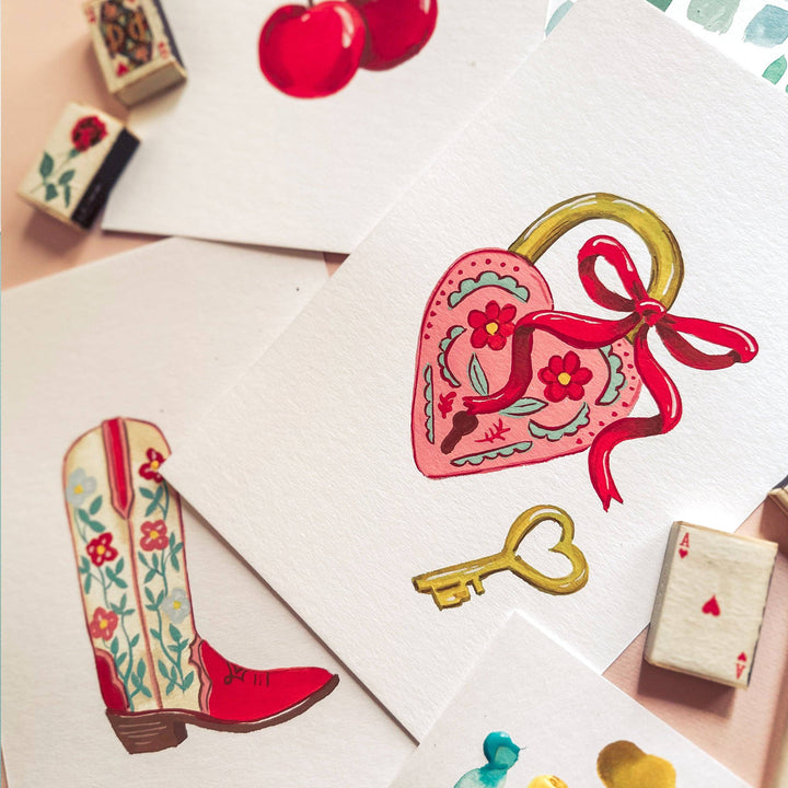Antiquaria Watercolor Kit: Love Bomb