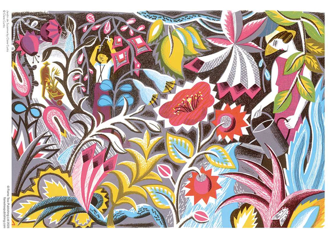 Clare Curtis Puzzle: Jardin de Suzanne