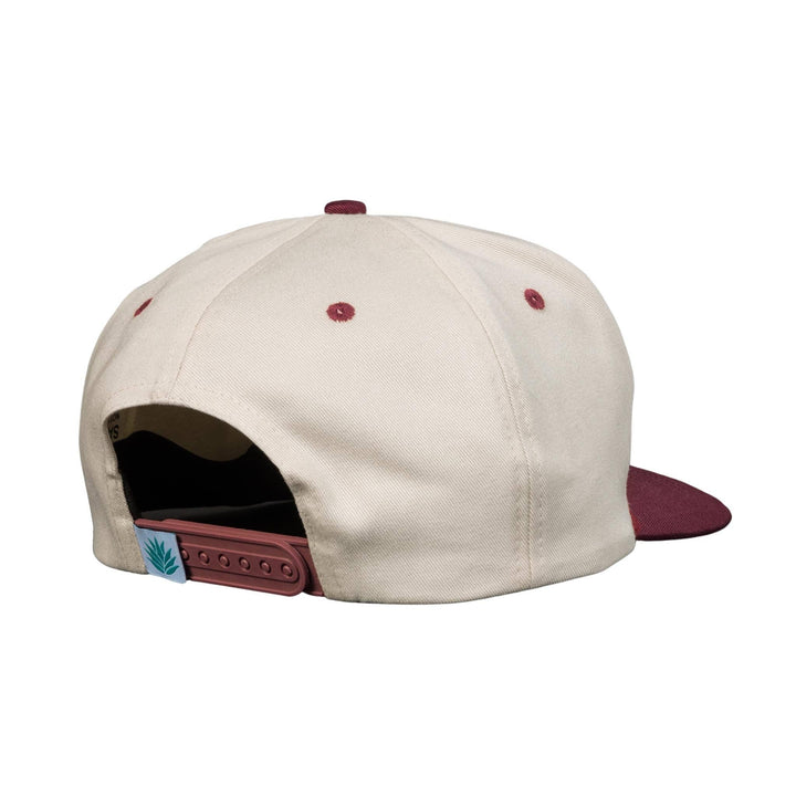 Yippee Ki Yay Hat: Cream/Light Blue