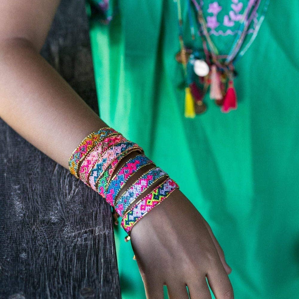 Bali Friendship Bracelet - Electric Feel