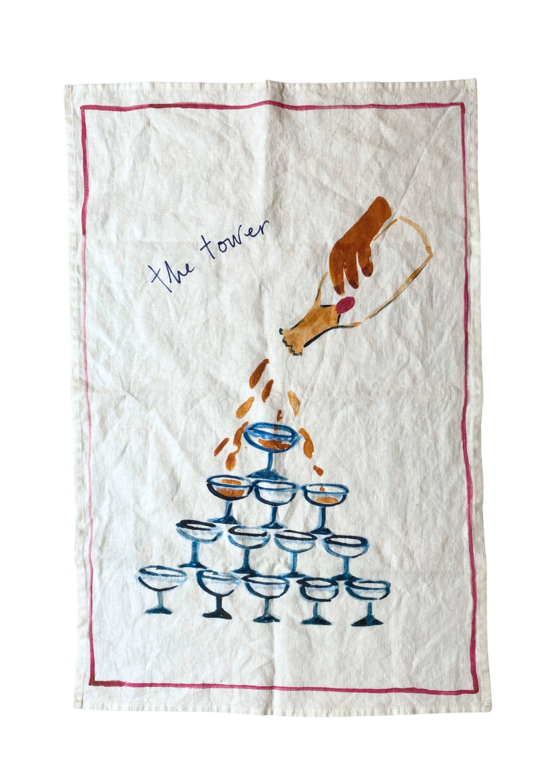 The Tower - Linen Teatowel