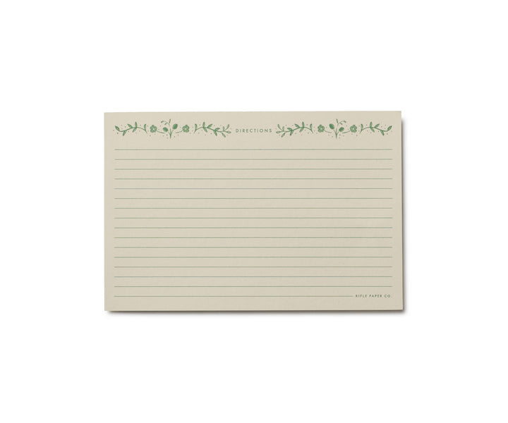 Artichoke Recipe Cards