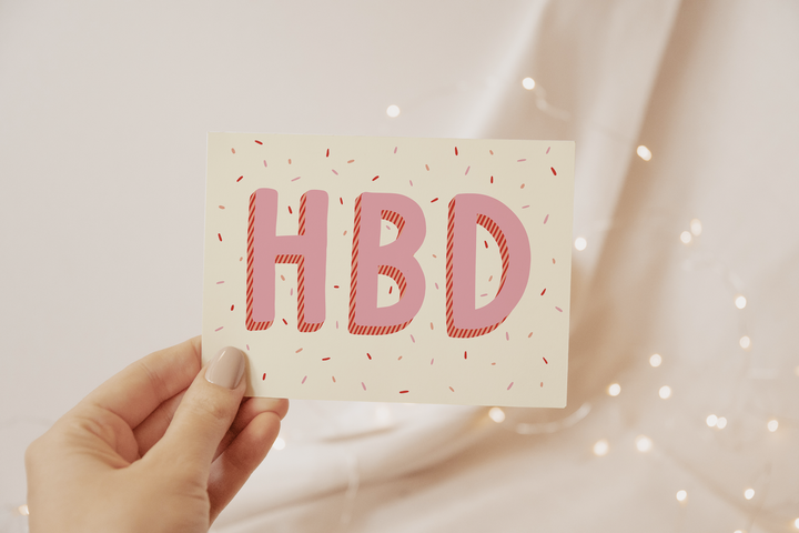 Happy Birthday Sprinkles Card