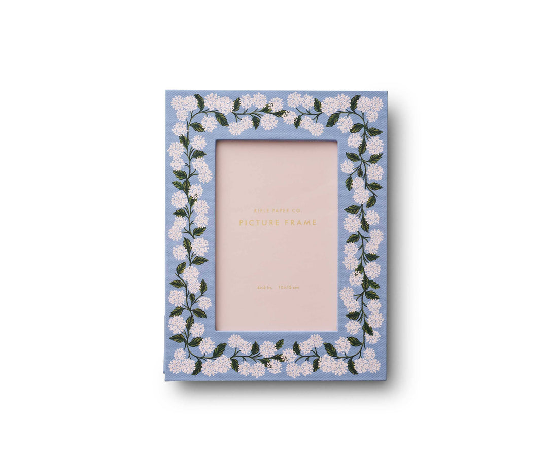 Hydrangea Paper Wrapped Picture Frame