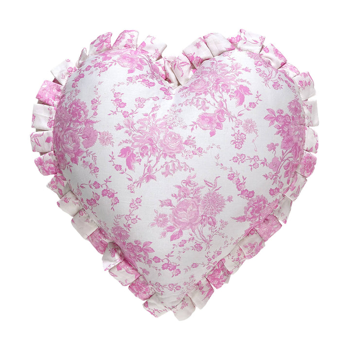 Heart Toile Pillow - Junk Gypsy