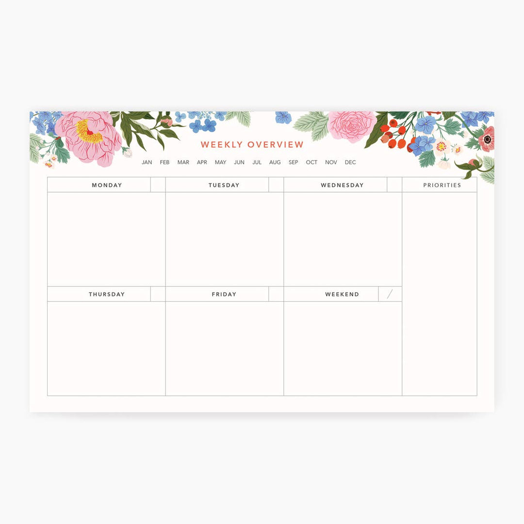 GARDEN | Weekly Overview Notepad