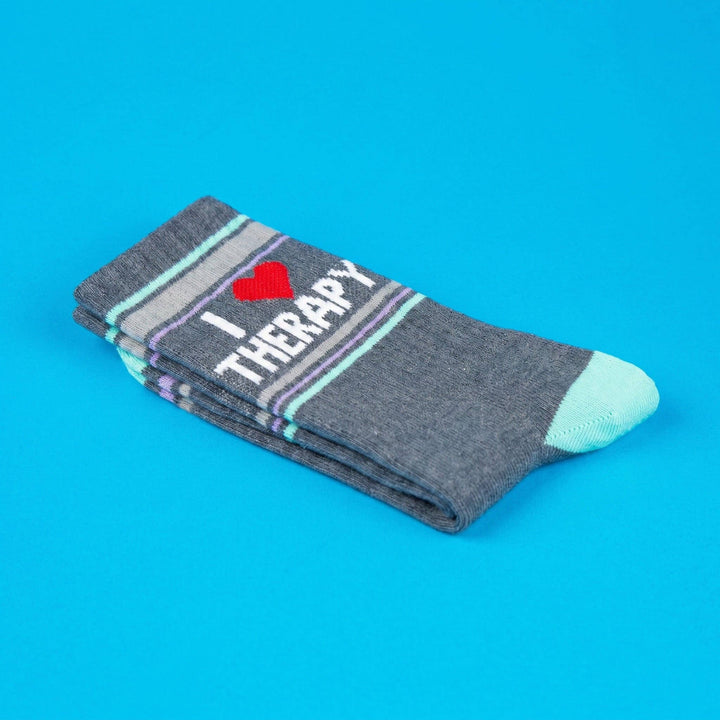 I ❤️ Therapy Gym Crew Socks