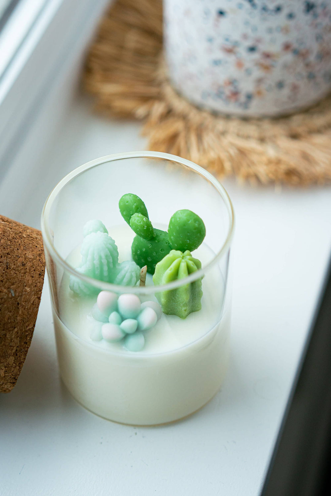 Prickly Pear Cactus Candle| | Soy Blend: Santal