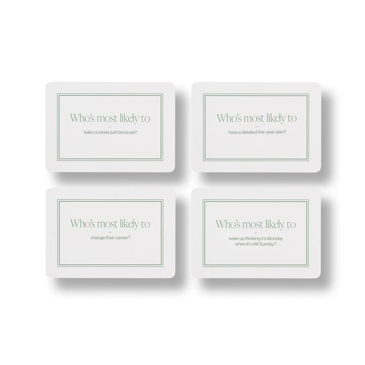 Supper Stories Dinner Party Playing Cards