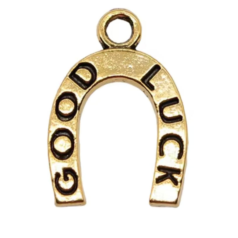 Good Luck Horseshoe Gold Charm