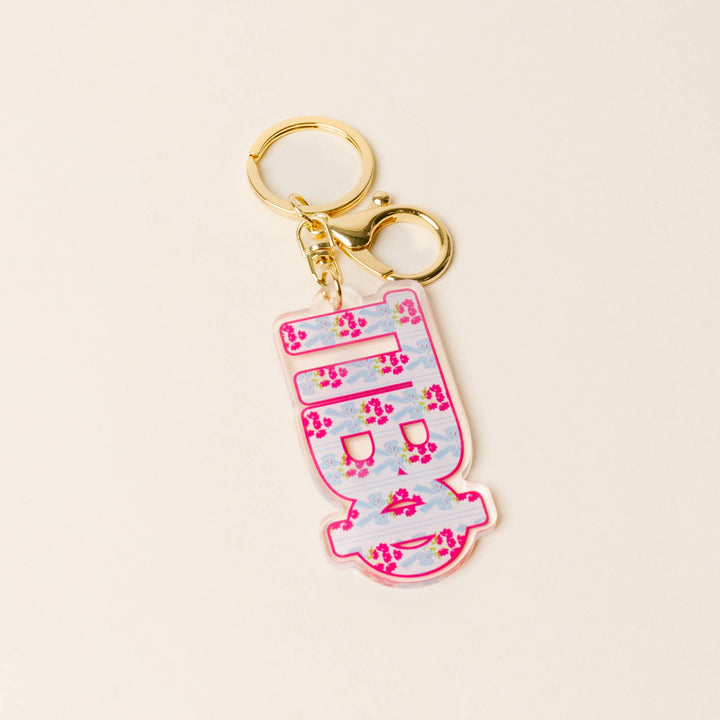 Sorority Oh So Fancy Letter Acrylic Keychain: Sigma Kappa
