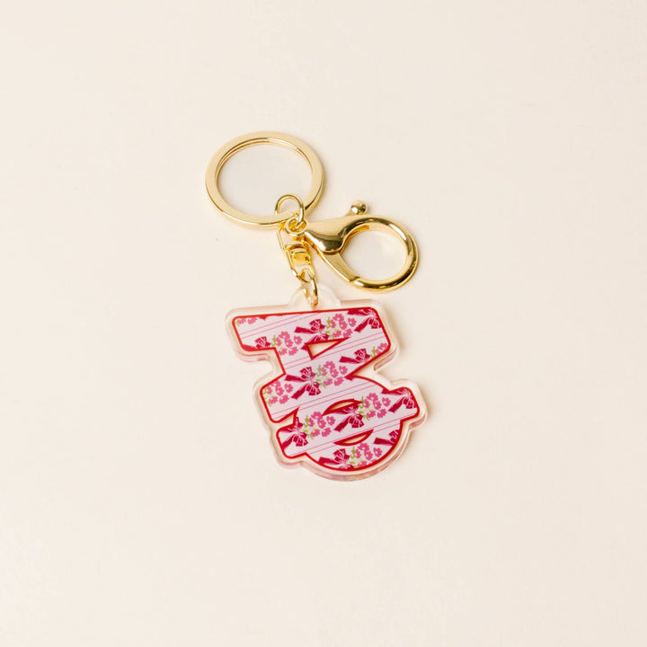 Sorority Oh So Fancy Letter Acrylic Keychain: Sigma Kappa