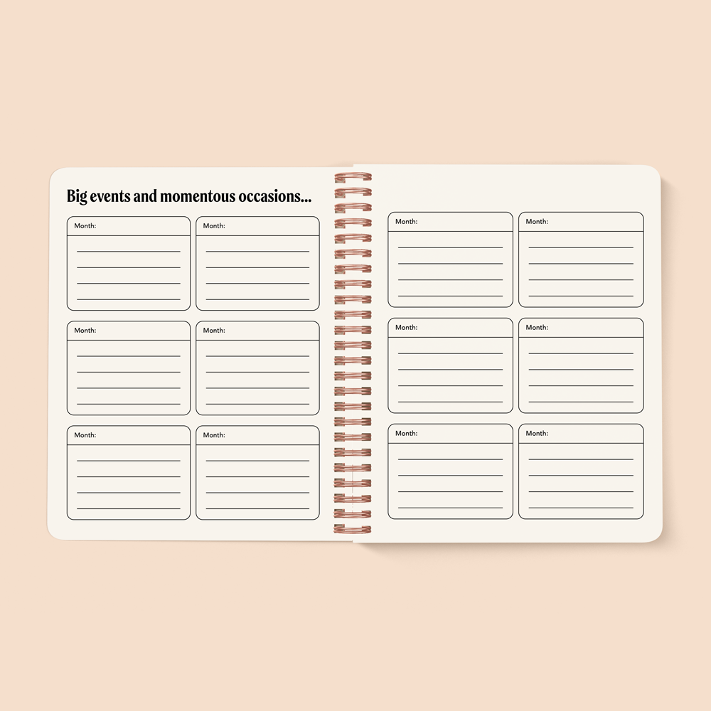 Rainbow Vision Undated Planner
