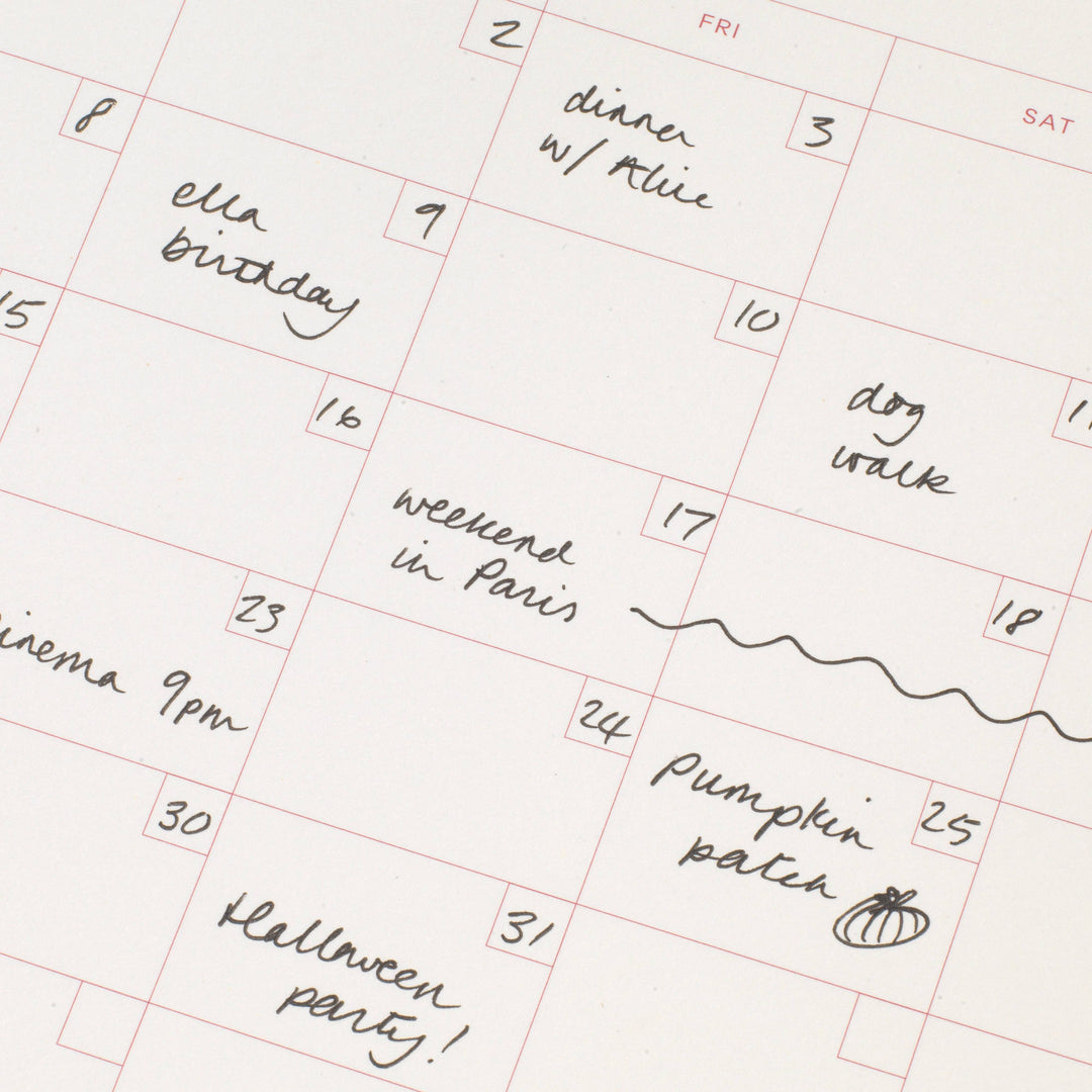Picnic Undated Productivity Monthly Planning Pad