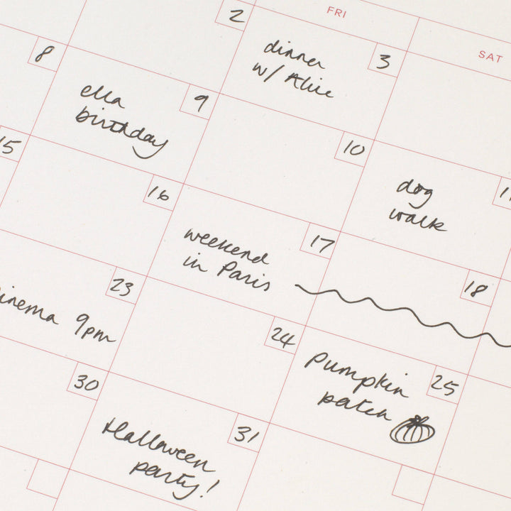 Picnic Undated Productivity Monthly Planning Pad