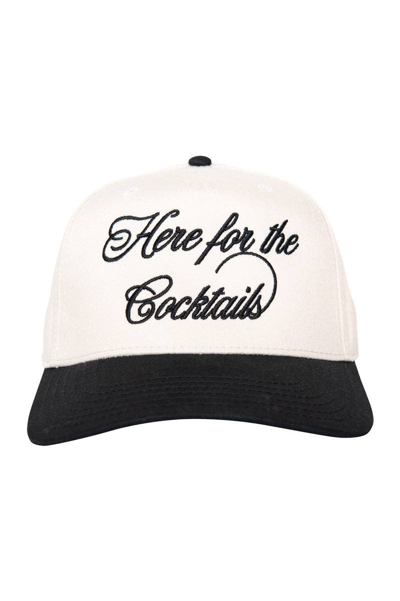 Here For the Cocktails Two-Toned Vintage Hat: Pink and Tan