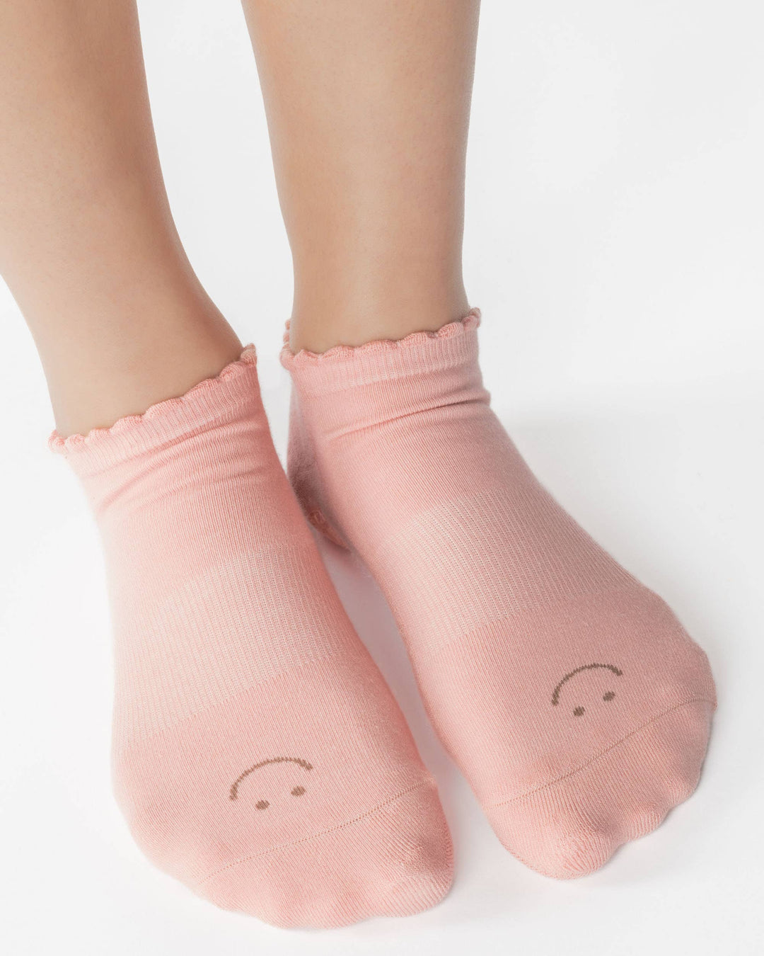 Women's Happy Full Foot Grip Sock: S/M